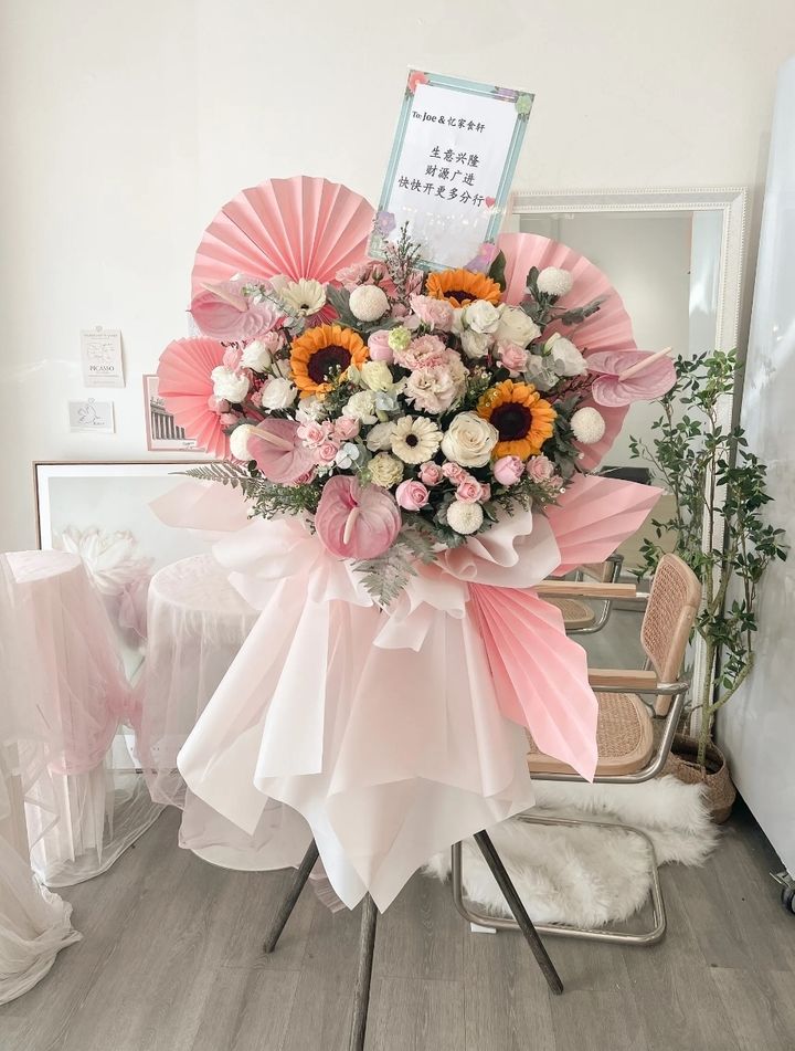 Balloon Opening Flower Stand 20