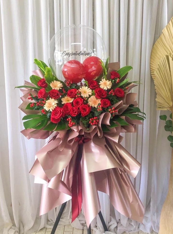 Balloon Opening Flower Stand 01