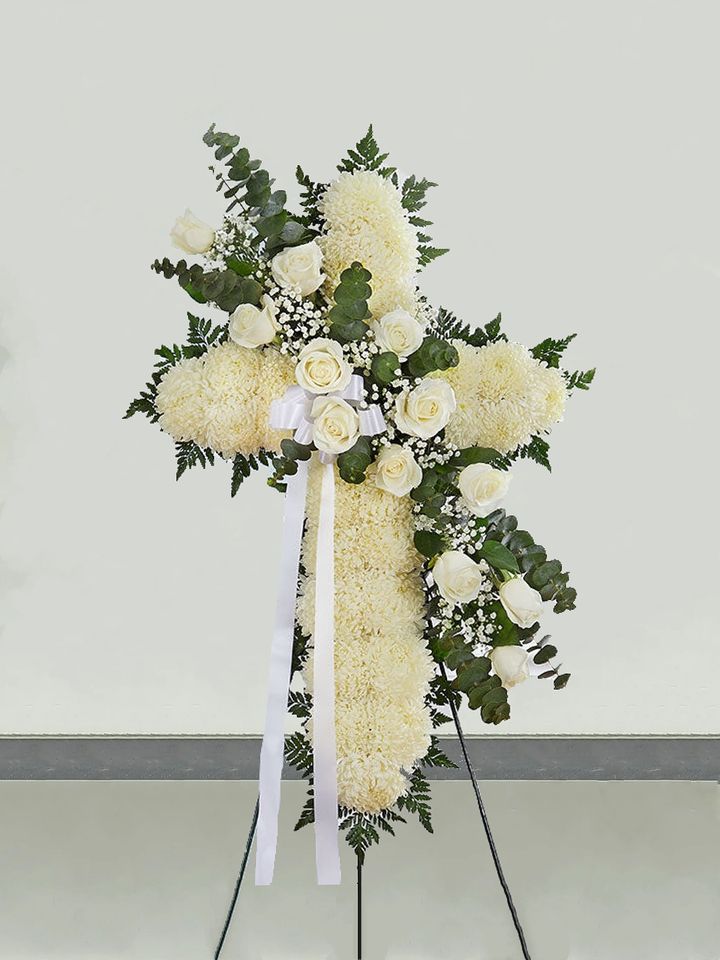 Funeral Flower Cross