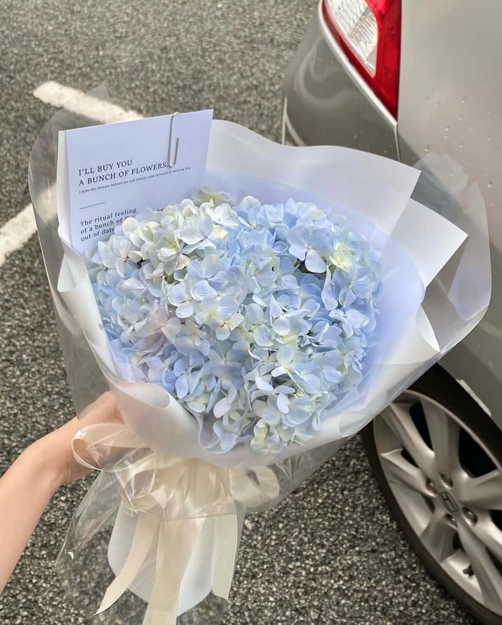 Blue Hydrangea Bouquet