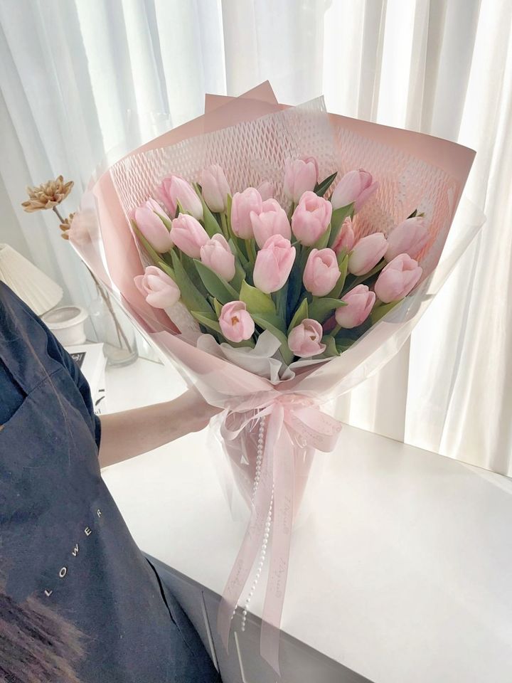 Pink Tulips Bouquet