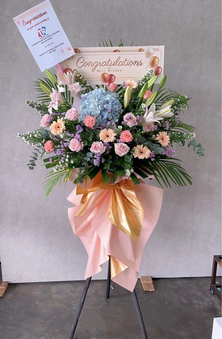 Balloon Opening Flower Stand 35