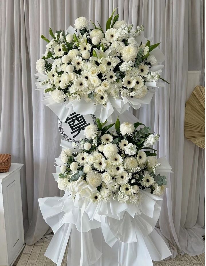 2 Tier Condolence Flower Stand 21