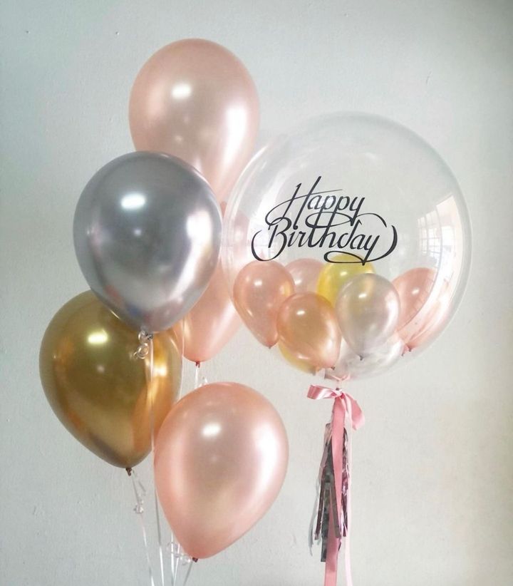 Birthday Helium Balloon Set 02
