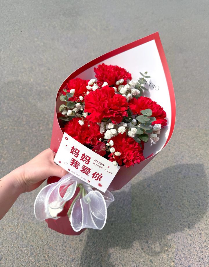 Red Carnation Bouquet