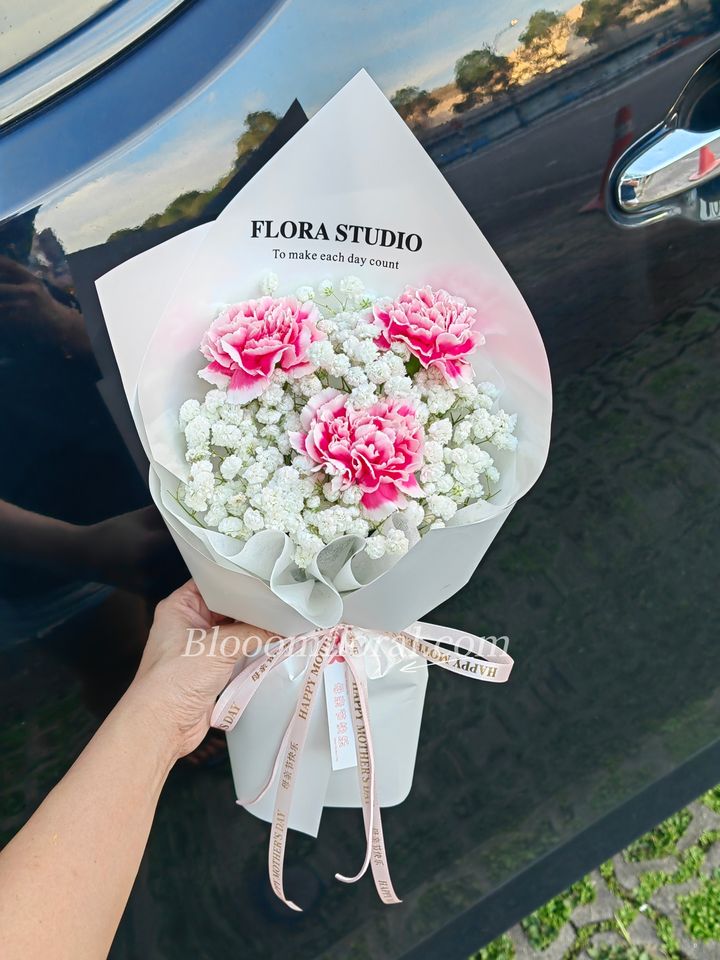 Carnation Bouquet (3 Stalks)