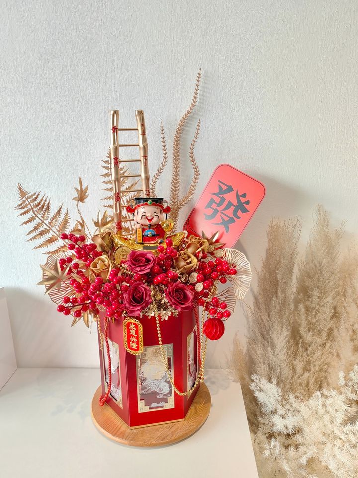 Opening Flower Box 财神爷开张花
