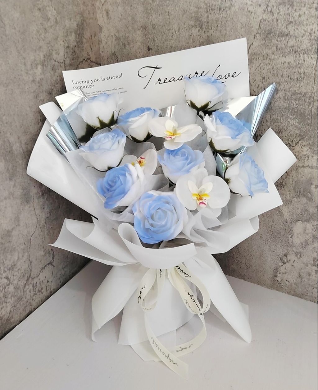 Icey Blue (Soap Flower)