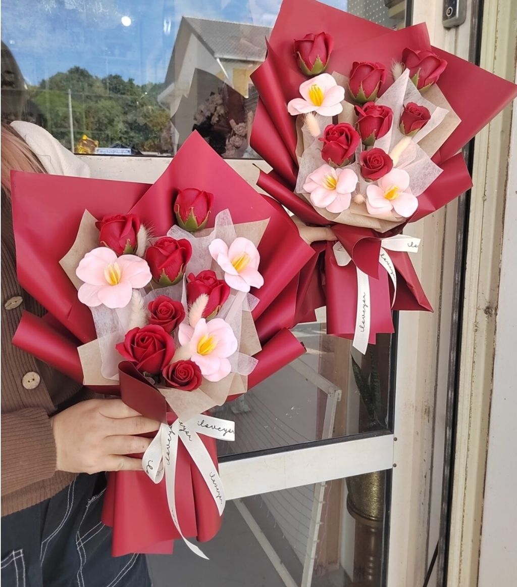 Soap Flower Bouquet 26-1