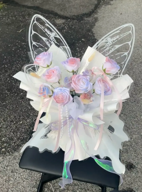 Valentine’s Butterfly Bouquet (Soap roses)