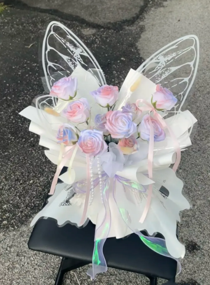 Valentine’s Butterfly Bouquet (Soap roses)