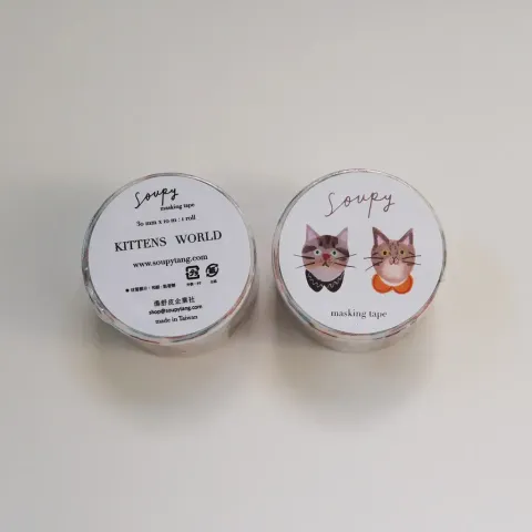 貓咪世界紙膠帶