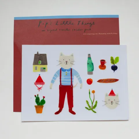 Pip's Little Things 水晶轉印貼組 (一袋2入）1