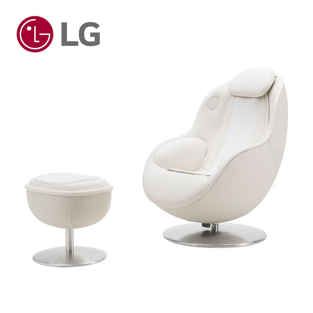 1_【LG 樂金】LG Arte 多功能療癒椅 我可椅 _ 奶油白