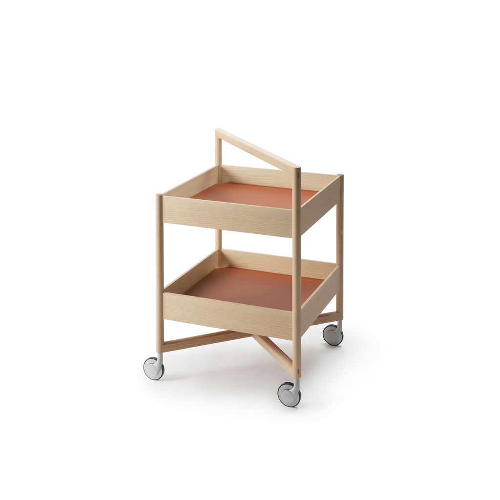 TASO-WHEEL-A-MUBR ash, linoleum panel Mushroom-Brick, wood oil mix_front1