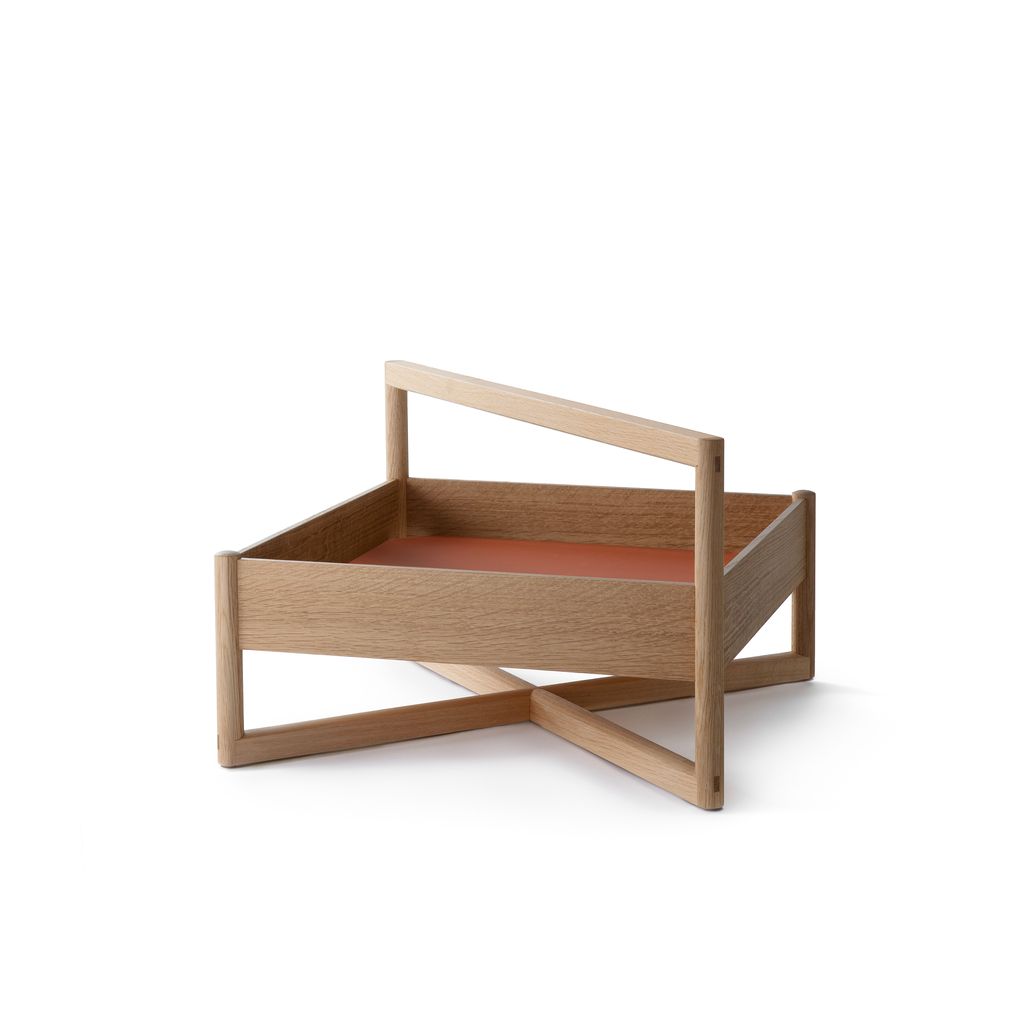TASO-LOW-O-MUBR oak, linoleum panel, Mushroom-Brick, wood oil mix_front1