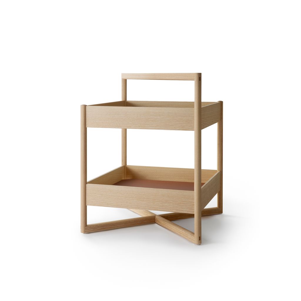 TASO-A-MUBR ash, linoleum panel Mushroom-Brick, wood oil mix_front2