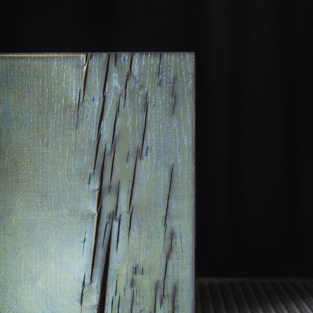 Limited Edition BIENNALE-SH2, Shimber, black stain, natural wood oil mix_detail1