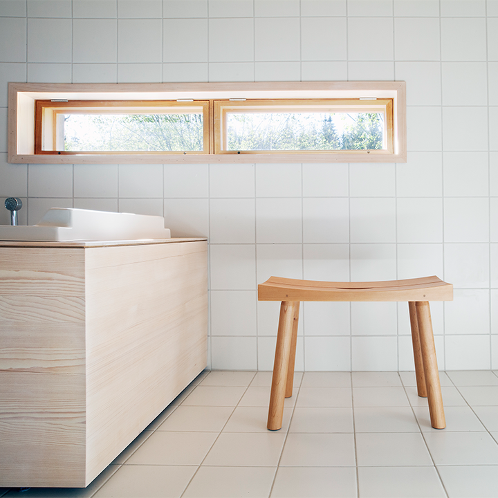 Periferia KVJ3 sauna stool_alder_inspace