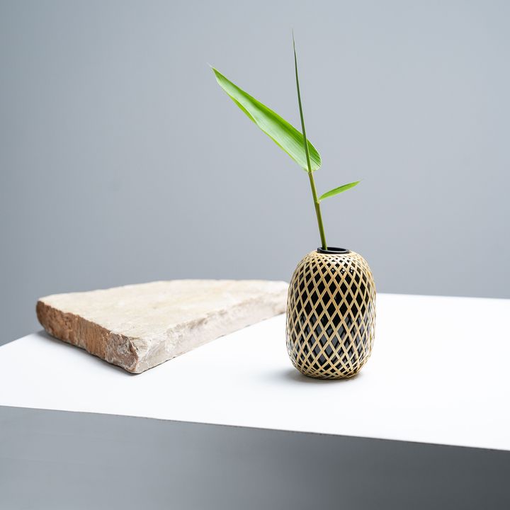 竹玻花器(1)-1500