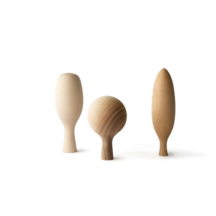 THREE-WOODEN-TREES-maple-ash-alder-wood-oil-mix-set1