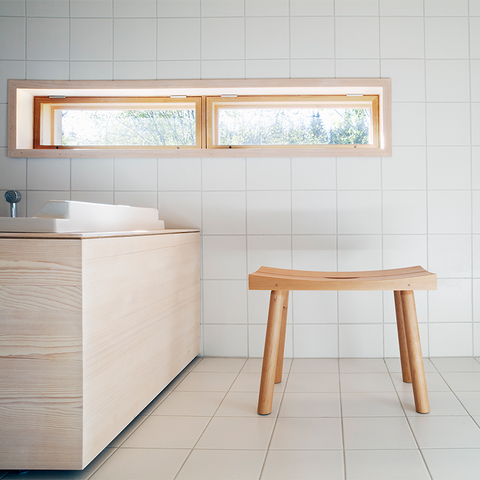 Periferia KVJ3 sauna stool_alder_inspace