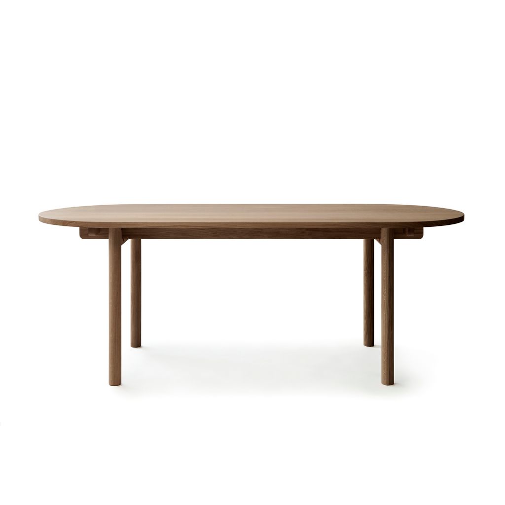 BASIC OVAL BASO-SO-200-80 oak, stained oak_side1