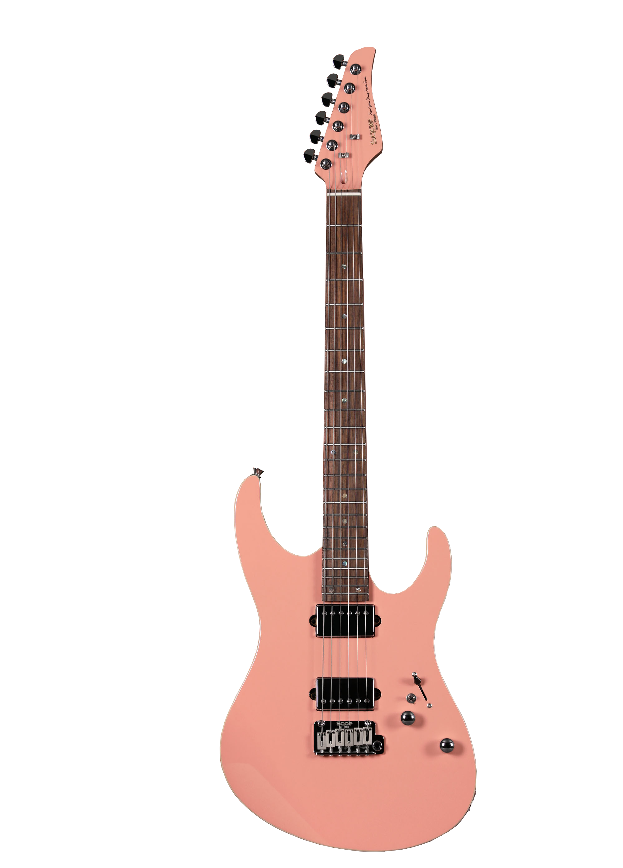 SQOE SEIB500-PK Suhr Style 24-Fret Electric Guitar with SQOE SEIB500-PK Suhr Style 24-Fret Electric Guitar with