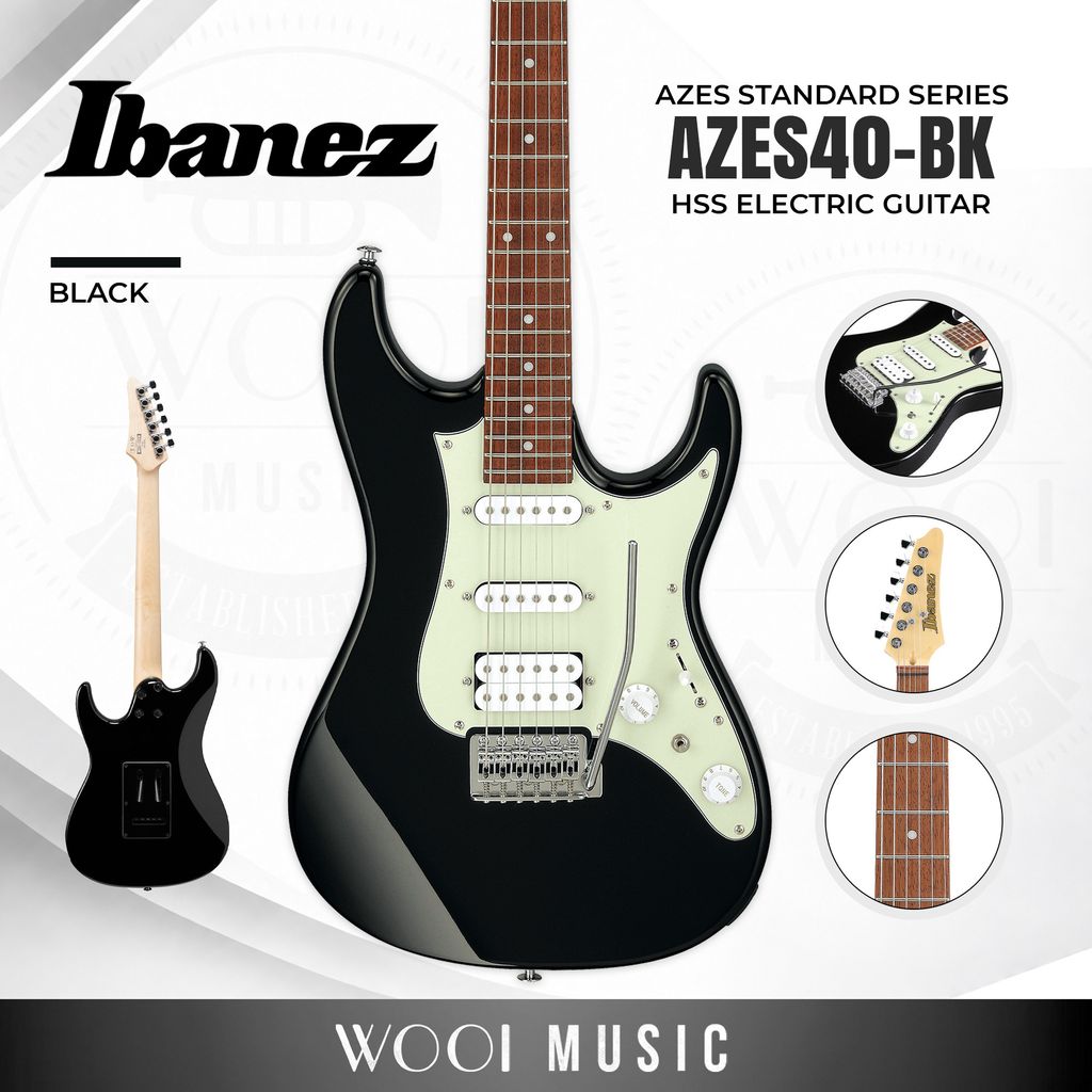 Ibanez_AZES40_BK - Cover
