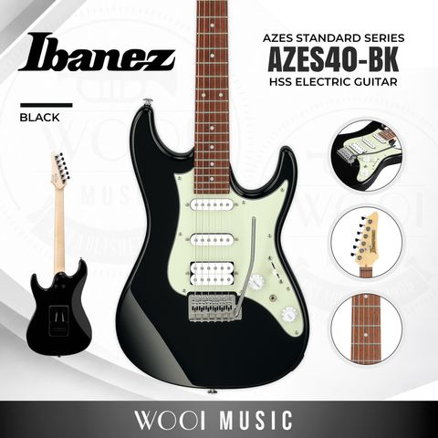 Ibanez_AZES40_BK - Cover