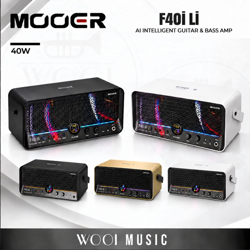 MOOER F40i Li amplifier lineup