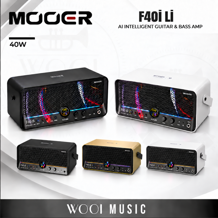 MOOER F40i Li amplifier lineup
