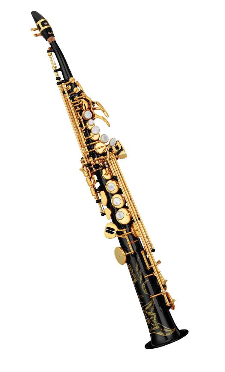 yamaha-custom-yss-82zrb-curved-neck-soprano-saxophone-black-lacquer-335080