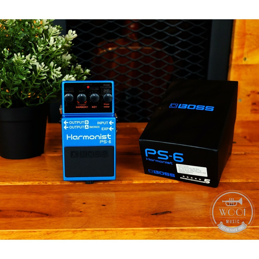 Boss PS-6 Harmonist Guitar Effect Pedal PS6 - FREE 9V