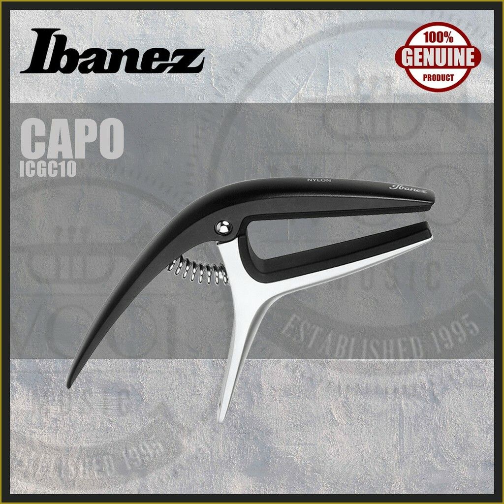 Ibanez ICGC10 Guitar Capo (For Acoustic, Electric and Classical Guitar) –  Wooi Music
