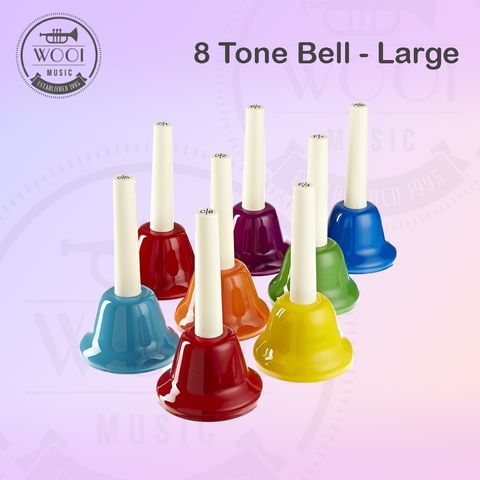  Rhythm Band 8 Note Metal Hand Bells - Set of 8 : Musical  Instruments