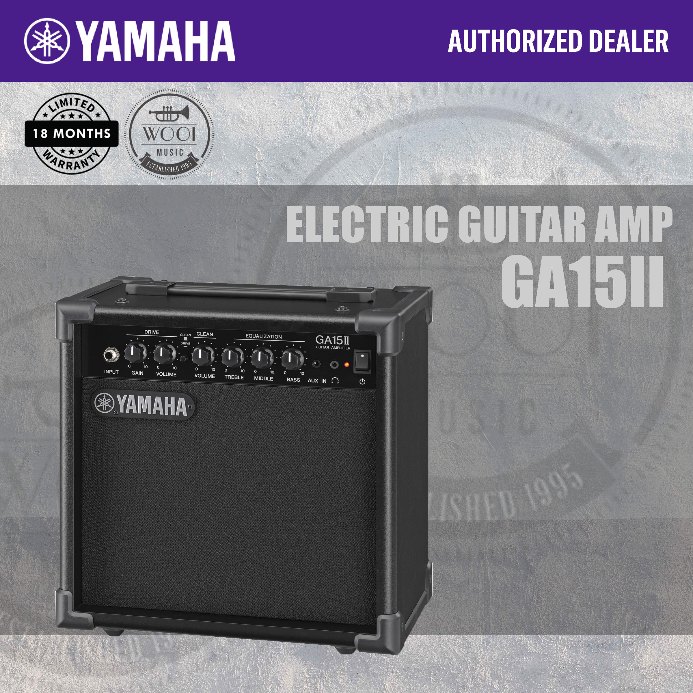 Yamaha GA15II Electric Guitar Amp (15 Watt) GA15 – Wooi Music
