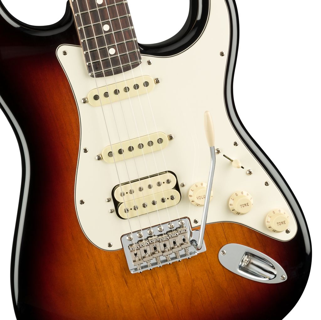 AMERICAN PERFORMER STRAT HSS 3 TONE SUNBURST 3