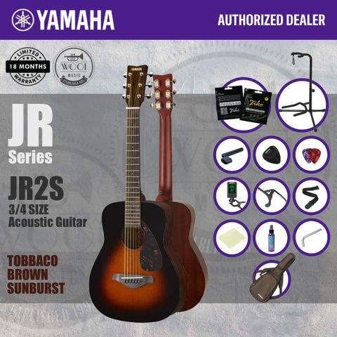 Yamaha JR2S 3/4 size Dreadnought Solid Top Acoustic Guitar