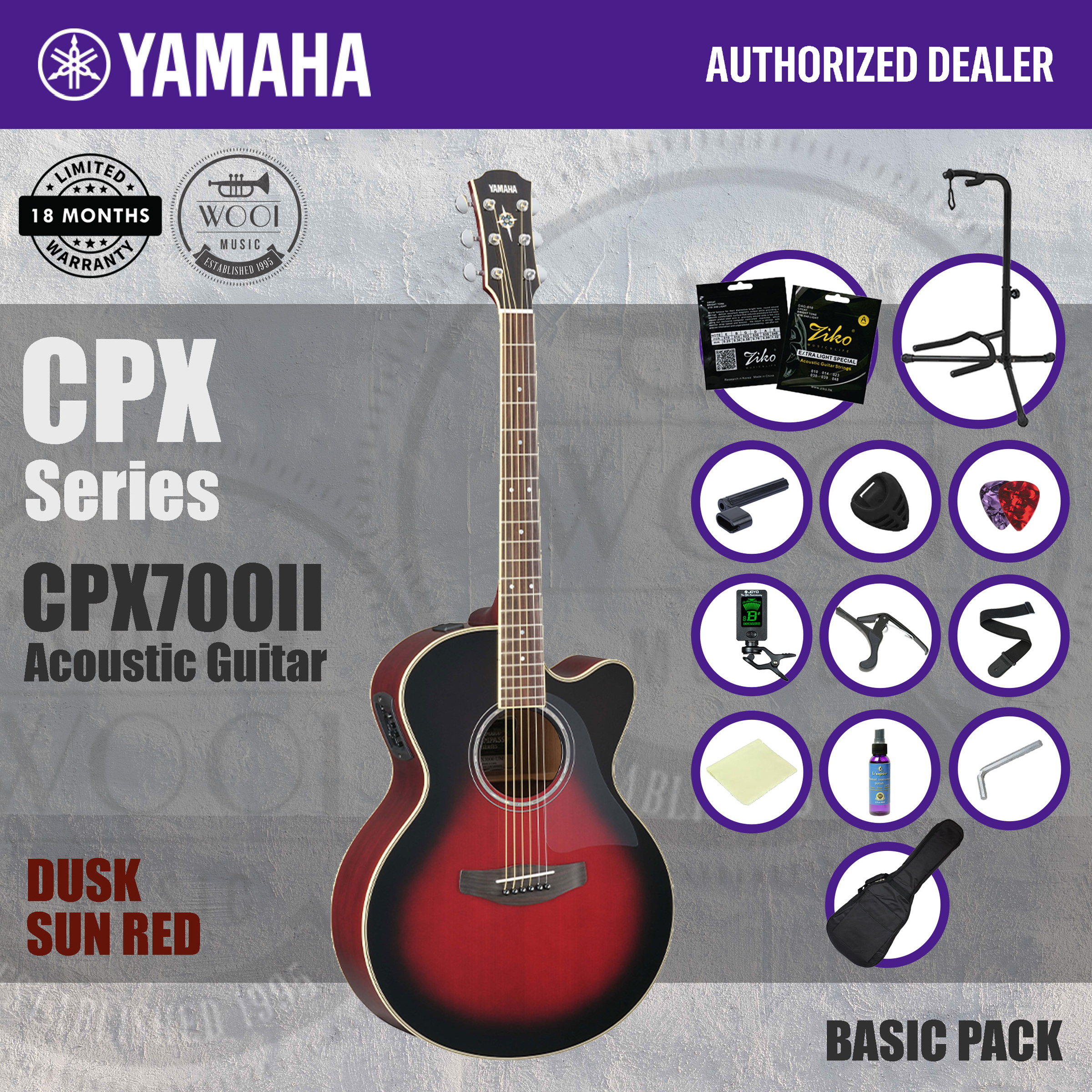 YAMAHA エレアコギター CPX700II BL （YAMAHA CPX series CPX700II 
