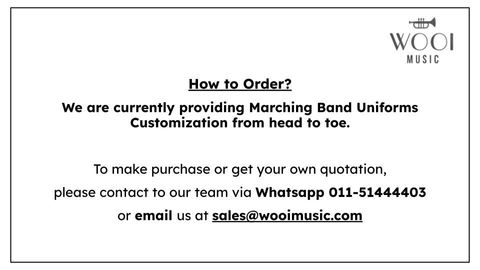 Custom Marching Band Jacket - Design C – Wooi Music