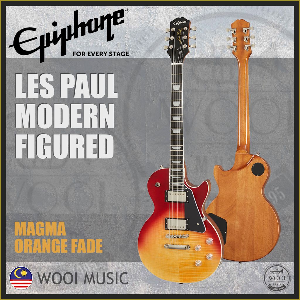 LES PAUL MODERN FIGURED MAGMA COVER