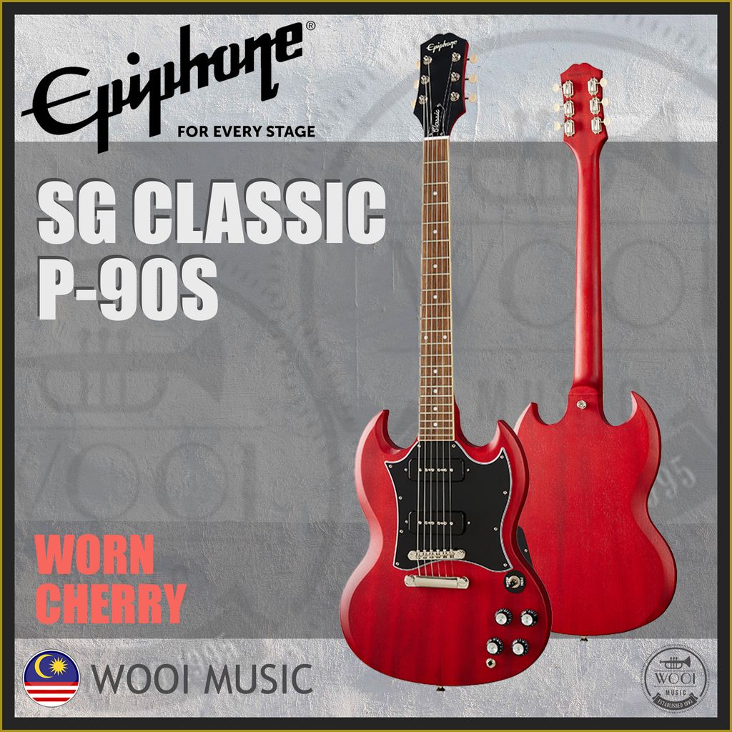 SG CLASSIC P90S WORN CHERRY COVER