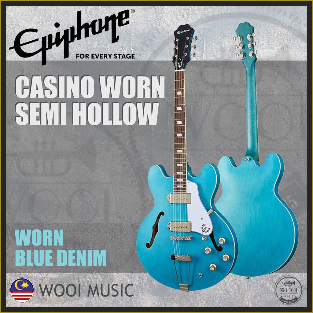 CASINO WORN BLUE DENIM COVER