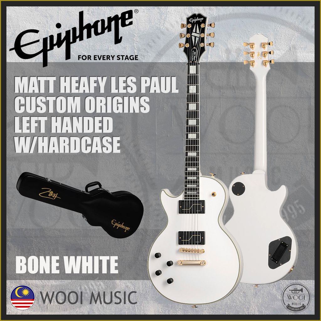 MATT HEAFY LP CUS LH WHITE COVER