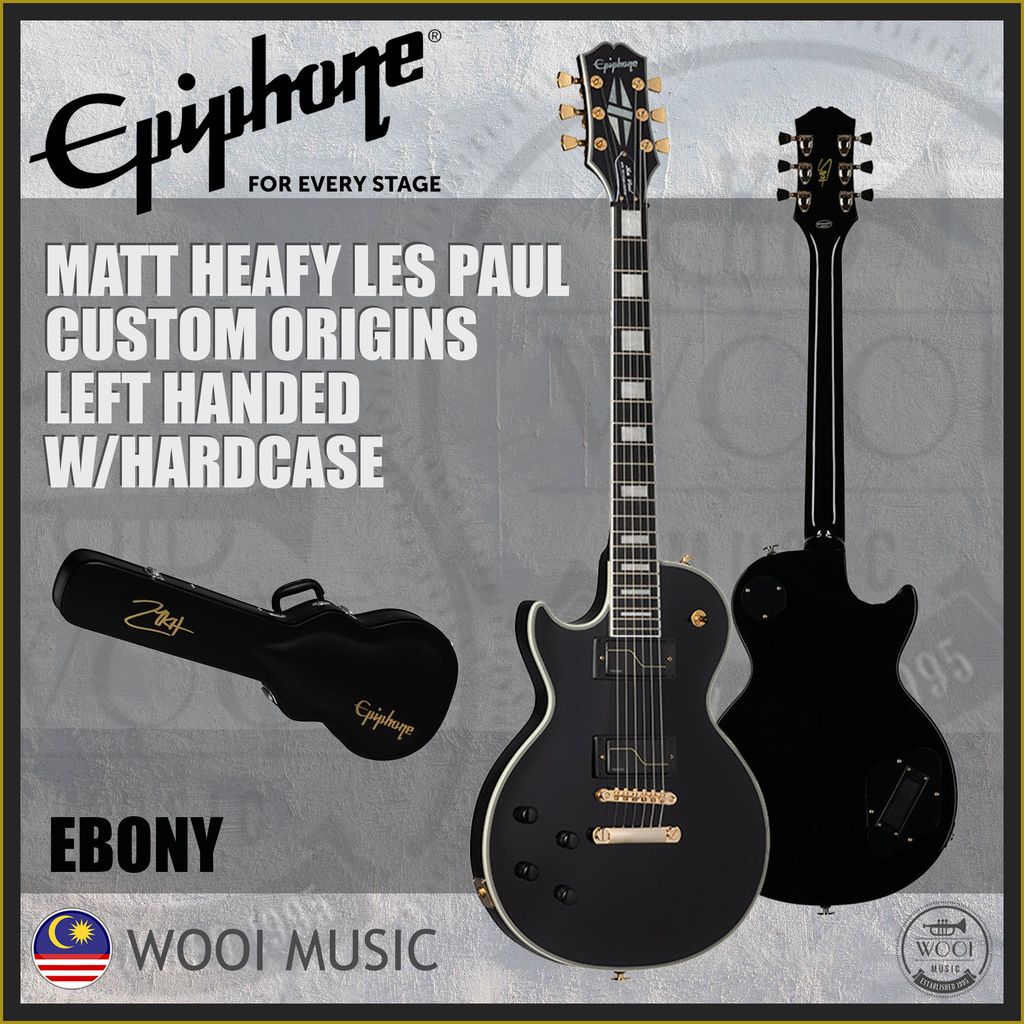 MATT HEAFY LP CUS LH EBONY COVER