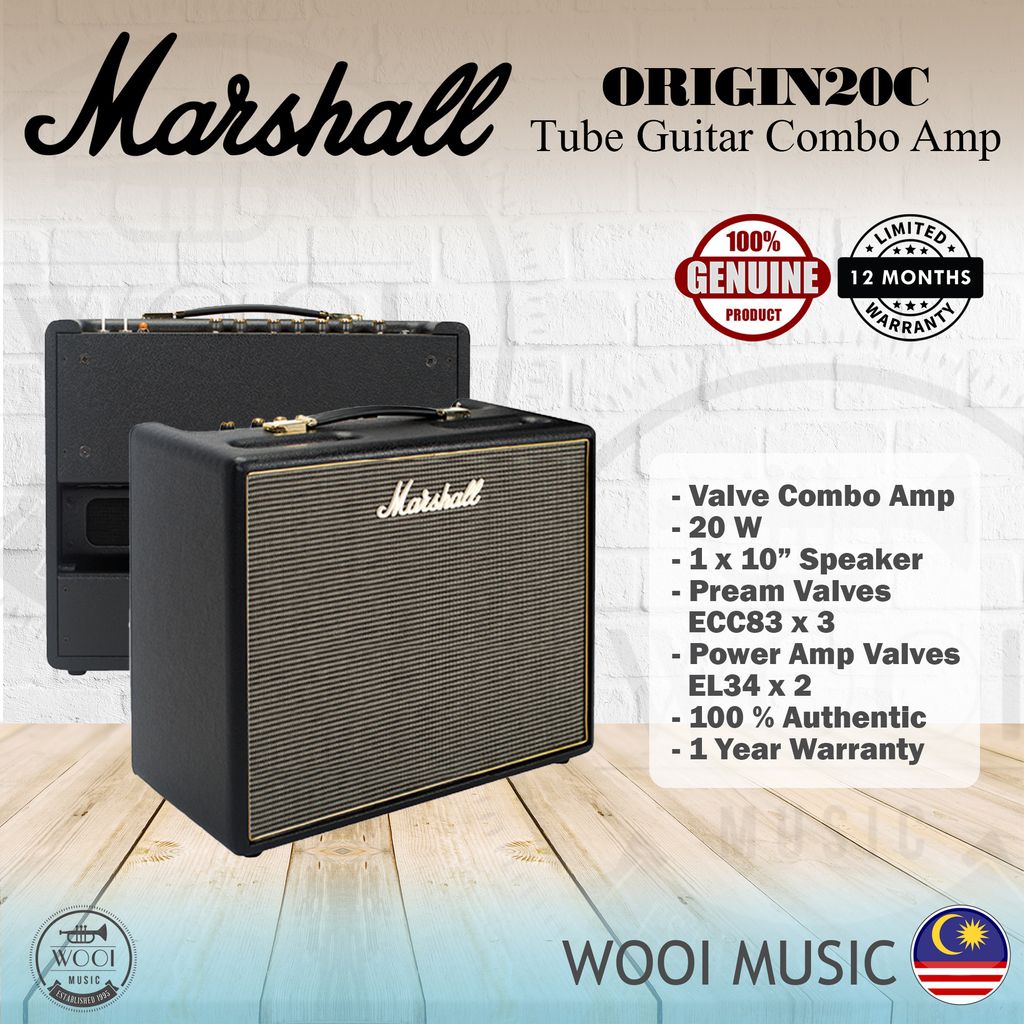 Marshall Origin ORI20C 20W Tube Guitar Combo Amplifier – Wooi Music