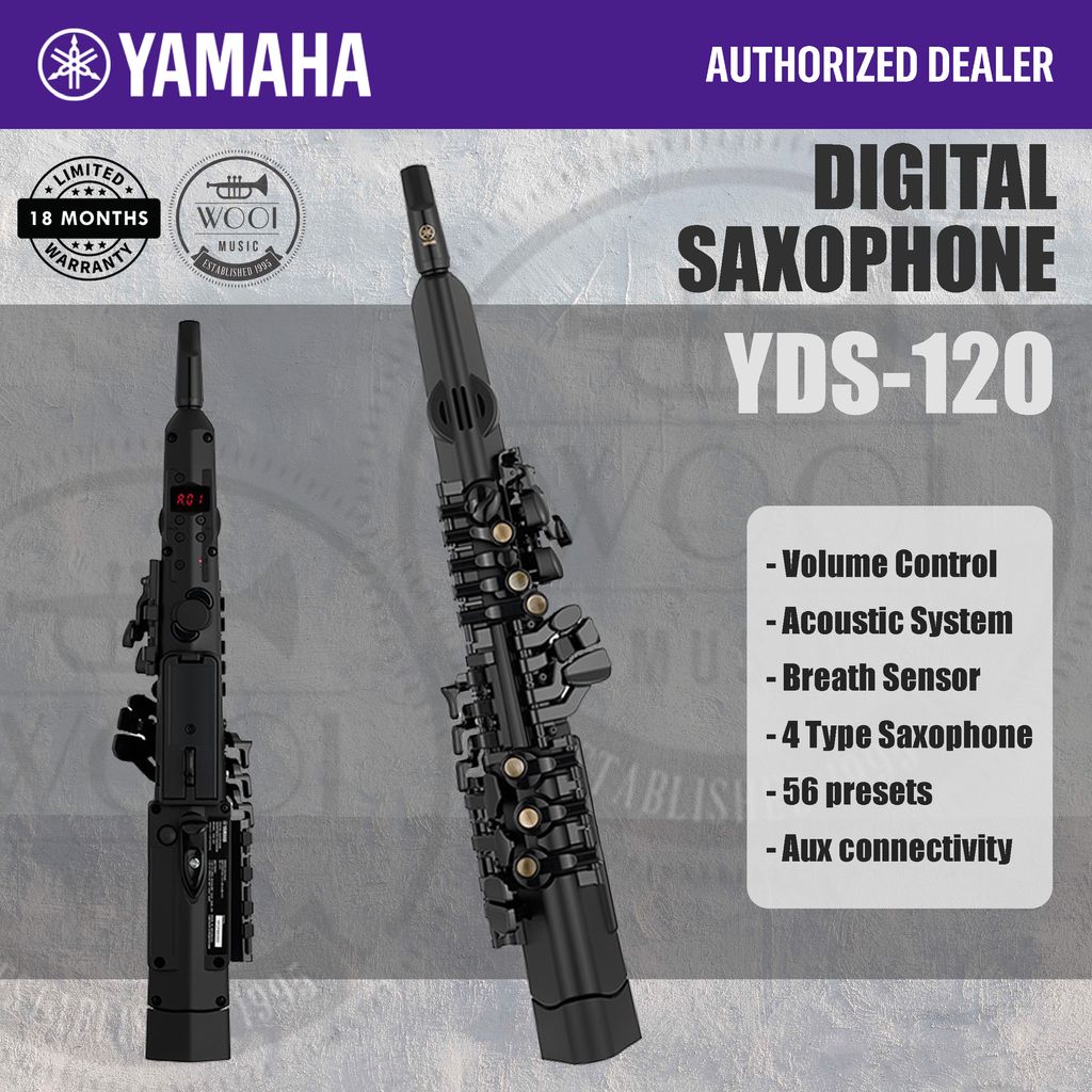 Yamaha YDS-120 Digital Saxophone (YDS120) – Wooi Music