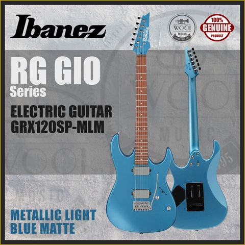 IBANEZ GRX120SP MLM Metallic Light Blue Matte guitare electrique