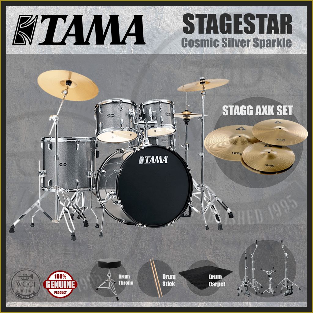 Tama Stagestar Stagg - Cosmic Silver Sparkle 